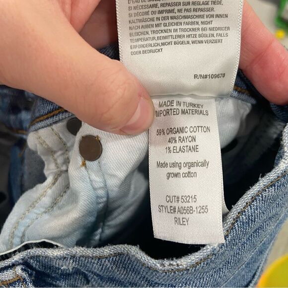 AGOLDE Riley Distressed Jeans sz 23 - Picture 4 of 8